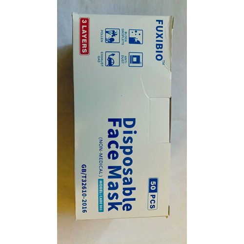 disposable face mask - 50 PCS - For Home & Office - 3-Ply Breathable & Comfortable Filter Safety Mask (NON27378Z-50)