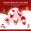 modelones Gel Nail Polish Set - 6 Red Colors Gel Polish Glitter Red Gel Polish Burgundy Red Sparkle Bloody Red Christmas Nail Polish Gel Manicure DIY Salon Nail Art Gifts