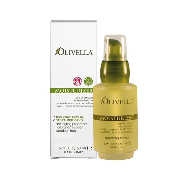 Olivella All Natural Virgin Olive Oil Moisturizer For All Skin Types 1.69 oz (Pack of 2)2