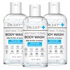 DR. LIFT Antibacterial Body Wash, 8 oz (3-Pack) - Gentle & Effective Shower Gel - Made in America