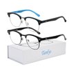Tanlys 2 Pack Blue Light Blocking Glasses for Computer Eye Strain [Dry Eye & Sour Eye]