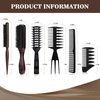 zyxqq Hair Brush for Men, Professional Styling Combs for Men, Boar Bristle Hair Brushes and Men Hairbrush for Dry or Wet Long Short Thick Thin Curly Straight Hair