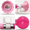 YeloYolker Kids Bike Horn, Cute Bicycle Handlebar Air Horn for Girls, Toddlers Universal Bike Accessories for Tricycle, Balance Bike, Scooter(Rainbow Mermaid)
