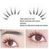 KISSNOWY Manga Lashes Natural Look, Single Individual Lashes Wispy Cluster Lashes Extension for Cosplay Japanese Anime Makeup False Lashes (A-01)