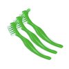 TCS Dental Appliance Cleaning Brush - Denture Brush for Adults, Soft Denture Cleaner Brush with Ergonomic Handle (Pack of 3)