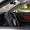 SEG Direct Car Steering Wheel Cover for Prius Civic 14" - 14 1/4", Black Microfiber Leather