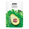 Nykaa Naturals Skin Secrets Bubble Sheet Mask, Avocado and Moringa, 0.67 oz - Face Mask for Dry Skin - Brightening Sheet Face Mask - Skincare Mask