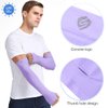 SHINYMOD Arm Sleeves for Men Women UV Sun Protection Compression Warmer Cover