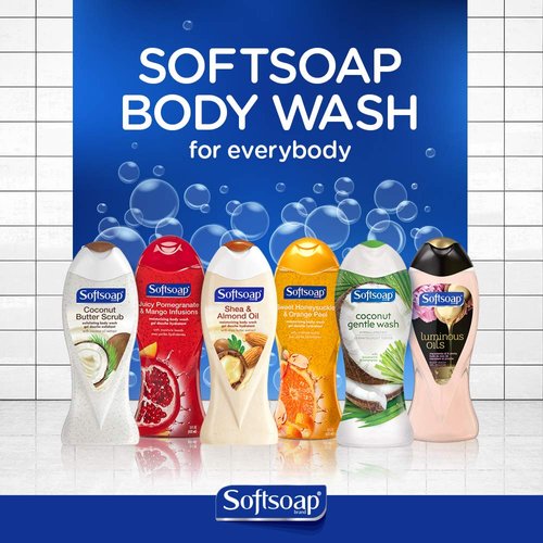 Softsoap Moisturizing Body Wash, Honey Creme and Lavender - 18 Fluid Ounce