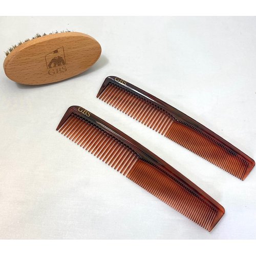 G.B.S Beard Brush and Hair Comb Kit