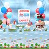 APOWBLS Train Birthday Plates And Napkins Party Supplies Dinnerware, Train Birthday Decorations, Plate, Cup, Napkin, Fork, Train Theme Chugga Choo Party Supplies For 1st 2nd 3rd Birthday | 24 Guests
