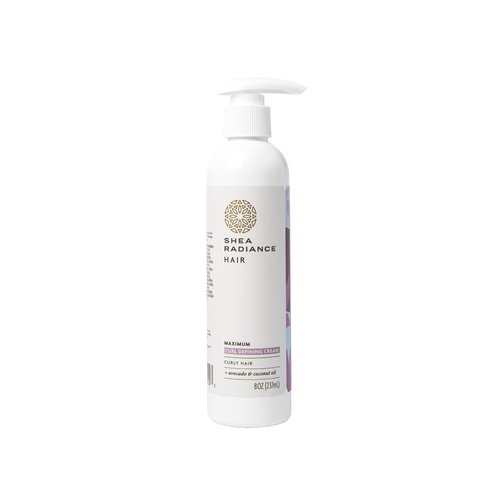 Shea Radiance Anti-Frizz Curl Defining Leave-In Cream - Great for Wavy, Coily, Kinky Hair - Unref...
