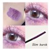 GL-Turelifes 12 Color Mascara Colorful Fiber Mascara Charming Longlasting Mascara, Thick & Long Eyelash Waterproof and Smudge-proof Eyes Makeup (Violet)
