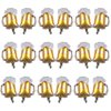 ZHENGYE Beer Mug Cheers Balloons 20 Pcs Mylar Foil Balloons Beer Theme Birthday Party Decorations