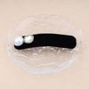 Iaceble Black Velvet Snap Clip Hairclip Pearl Crystal Side Hairclip French Black Hair Barrette Clip Velvet Bar Hair Clips Headwear Decorative Hair Accessories for Women and Girls Headdress