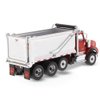 Diecast Masters International HX620 Tandem Dump Truck with Pusher Axle + Ox Bodies Stampede Dump Cab | 1:50 Scale Model Semi Trucks | Red Diecast Model by Diecast Masters 71076