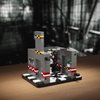 Xalvitra Five Nights Halloween FNAF Pizzeria Office Building Blocks Set, Classic Horror Game Security Breach Creative Festival Bricks Kit Toys Gifts Merch,Suitable for Fans Friends Kids