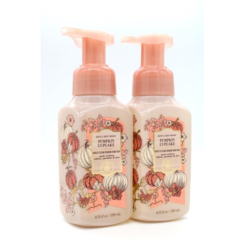 Pumpkin Cupcake, Bath and Body, Gentle Foaming Hand Soap, 8.75 fl oz each, 2 pack