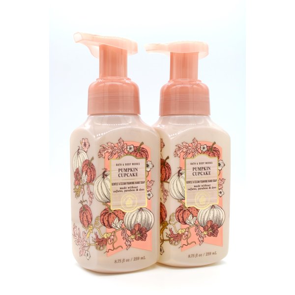Pumpkin Cupcake, Bath and Body, Gentle Foaming Hand Soap, 8.75 fl oz each, 2 pack