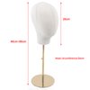 EcoTypee Mannequin Head Hat Display Stand, Adjustable Linen Wig Head Stand, Detachable Wig Stand Holder Hat Stand Display for Caps, Headdress, Glasses