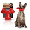 SPOT by Ethical Products - Play Strong - Trident Bone - Dog Toy for Aggressive Chewers Interactive Durable Dog Toy Red 6-Inch