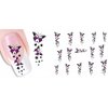 Butterfly Star Nail Art Decals
