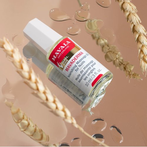 MAVALA Mavaderma Nourishing Massage Oil for Nails, Nail Care, Nail Hardener, Cuticle Oil Nail Growth, Moisturizing & Healing Treatment for Cracked Nails & Rigid Cuticles, 0.33 Ounce Bottle