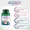 Purity Products OmegaBerry Fish Oil w/Vitamin D3 + Organic Acai Super Formula - 1875 mg of Concentrated, Molecularly Distilled, Ultra Pure Omega-3s 1080 mg EPA + 720mg DHA + 120 mg DPA - 90 Count