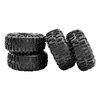 RXZIXYL RC Car 2.2Inch Rubber Tyre 150X65mm 2.2 Wheel Tires Set for 1/10 RC Crawler Wraith RR10 RBX10 Capra SCX10 Jeep Wrangler