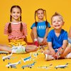 10 Pack Airplane Toys Diecast Pull Back Airplane Toys Alloy Planes Model for Kids Birthday Children's Day Gifts Classroom Rewards Airforce Party Favors