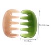 2PCS Scalp Massage Comb Facial Massager Scalp Massager Gua Spa Scratcher Anti Brush Massager Comb Wide Tooth Comb for Scalp Anti-Static Comb