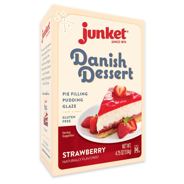 Junket Danish Dessert Strawberry, 4.75 Ounce (Pack of 1) Pie Filling, Puddings and Glazes