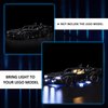 YEABRICKS LED Light Kit for Lego - Technic The Batman Batmobile Building Blocks Model, LED Light Set Compatible with Lego 42127(Lego Set NOT Included)
