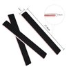LNAUJS 10 Pack 100/180 Grit Nail Files, Black Professional Reusable Emery Boards Manicure Tool for Acrylic Nails, Nail Buffering Files, Rectangle Shape