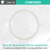Original Ninja Foodi Sealing Ring Silicone Gasket for Ninja Foodi FD401/FD302/OS401/OS301/OP401/OP302 Pressure Cooker 6.5 Qt and 8 Quart Replacement Gasket Air Fryer Parts - 2 Pack