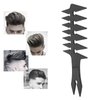 Hair Comb, Wide Tooth Comb Double Sided Comb for Hair for Hair Styling for Men(black)