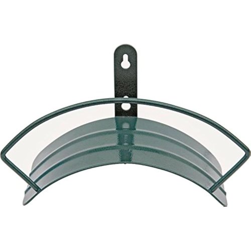 Rocky Mountain Goods Deluxe Metal Hose Hanger - Most Solid Wall Mounted Hose Hanger on The Market - Rust Proof Wrought Iron - Fits 100’ of Hose