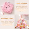bopoobo Baby Shower Gifts for Girls,New Born Baby Gifts for Girls,Unique Baby Gifts Basket Essential Stuff,Gender Reveal Gifts,Onesie,Blanket,Rattle,Lovey, Socks,Gift Card,Decision Coin,Milestone