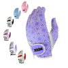 MRX Women Golf Glove Left Handed Golf Gloves Sweat Resistant Soft Cabretta Leather Regular Fit Women Golfer Glove Purple