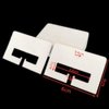100 Pcs White Hair Clip Display Cards Hair Bow Hairpin Packing Cards Hair Accessories Holder Paper Cardboard for Hair Claw Clips Barrettes Clips, Hair Clips, Clips and Barrettes