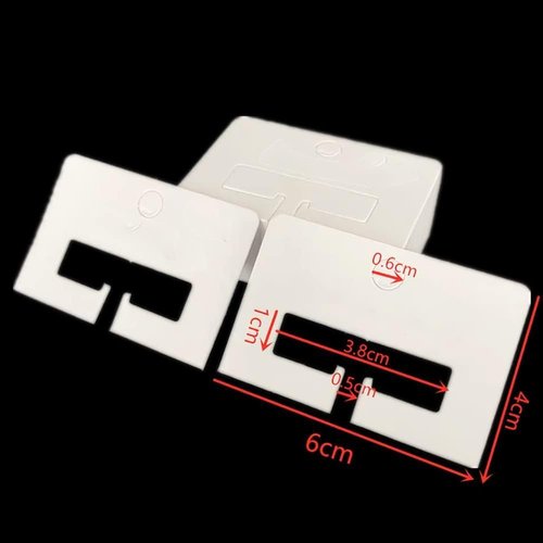 100 Pcs White Hair Clip Display Cards Hair Bow Hairpin Packing Cards Hair Accessories Holder Pape...