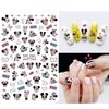 2Pieces 3D Mouse Nail Stickers Cute Kawaii Cartoon Nail Stikers Self-Adhesive Nail Decals for Women Girls Kids Nail Art Stickers (75+Decals)