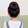 10Pcs Hair Bun Maker Black Lazy Hair Curler Bun Clips French Deft Maker Snap Roll Sponge Flexible Chignon Donut Quick Twister Hair Styling Accessories for Women Girls