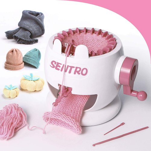 FYGAIN SENTRO Knitting Machine, 22 Needles Knitting Loom Machines Kit for Sock/Hat/Pumpkin