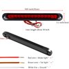 PerfecTech 15 LED Trailer Brake Tail Light, LED Bar Stop Turn Tail Lights Waterproof Assembly Brake Strip Red Light for Marine Boats Golf Cart Offroad Truck RV UTV ATV