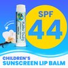 Rubber Ducky | Lip Sunscreen SPF 44, Vegan Lip Balm for Kids with Vitamin E, UV Lip Balm with SPF 44 for Sensitive Lips | Water Resistant, Untinted, Vanilla | Broad Spectrum Lip Protection Sunscreen