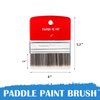 Falling in Art Flat Paddle Paint Brush, Scale Brush for Oil and Acrylic Paints,4 Inch