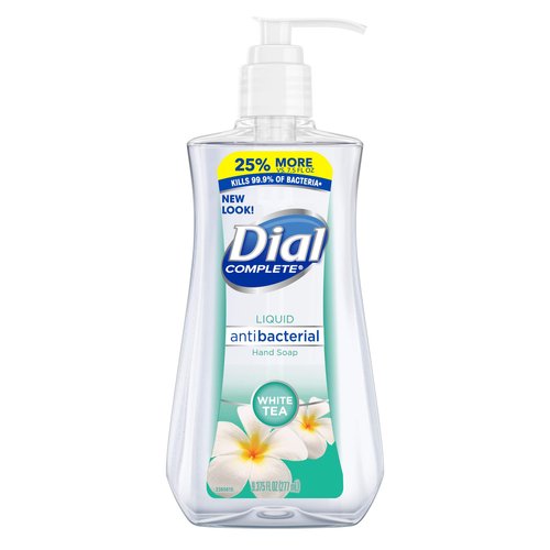 Dial Liquid Hand Soap, White Tea/Vitamin E, 9.375 Ounce