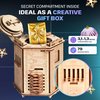 ESC WELT Fort Knox PRO - Escape Room in a Box - Brain Teaser Puzzle Box for Adults & Teens - 3D Puzzle for Adults - Puzzle Game - Cash Puzzle Money Box - Wooden Puzzle Box - Board Game for Adults