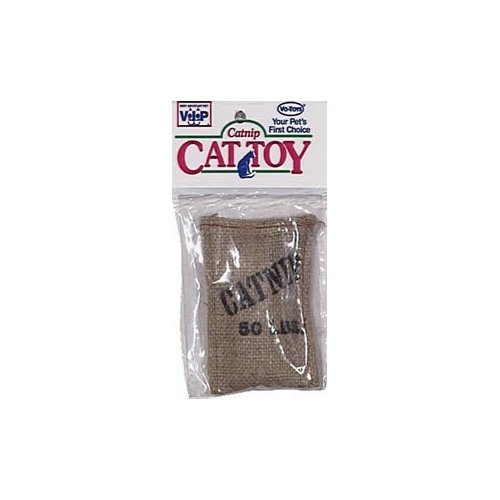 Vo-Toy`s Catnip Cat Toy Burlap Bag